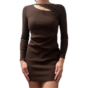 Wild Fable - Brown Long Sleeve Dress
